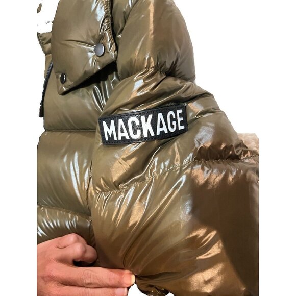 New with Tags MACKAGE Madalyn Duck Down Army Jacket Coat XS Retail $890 - Picture 6 of 6
